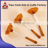 Best Selling Cute Wood Handle Rubber Sucker Custom Toilet Plunger thumbnail-2