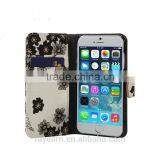 Premium Leather Case for IPhone 6, For IPhone 6 Case Cheap Leather/Canvas Leather Back Cover