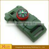 Wholesale 7 in 1 Survival Whistle Buckle for Baracelet thumbnail-4