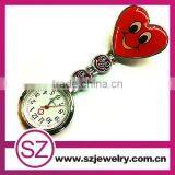 Top Quality China Movement Heart Shaped Nurse Pocket Watch With Nurse Watch thumbnail-2