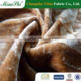 Washable Stretch Velour Fabric for Garments