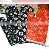 100%cotton oven glove /high quality double oven glove