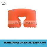 ECO - Friendly 5 Solid Colors Flocking Inflatable Neck Pillow thumbnail-1