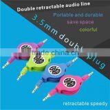 Wholesale aux audio cable 6.35mm stereo jack