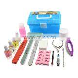 hot sell nail art tool set 19pieces/set manicures basic supplies