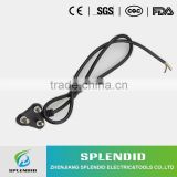 Flat waterproof electrical extension cord parts