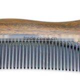 Personal Care Violet Wooden Beard OEM ox Horn Comb thumbnail-3