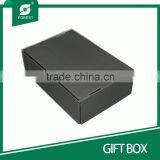 HIGH END CUSTOM MADE CORRUGATED GIFT BOX FOR POSTAGE WITH HOT SILVER STAMPPED INSIDE thumbnail-5