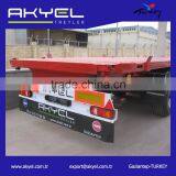 Turkish Manufacturer Direct Supplier Hot-selling Flatbed Load 40ft Container Semi Trailer thumbnail-2