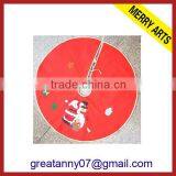 2014 New Hot Style Christmas Decoration Cheap Christmas Tree Skirts Christmas Tree Skirt Wood Wholesale thumbnail-1