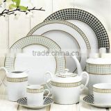 round shape Pakistan Indian style bone china dinner set