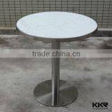 Good Price Solid Surface Acrylic Dining Table , Acrylic Solid Surface Coffee Table , Solid Surface Round Tables thumbnail-5