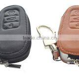 3 Button Car Genuine Leather Smart Remote Key Shell Case Cover For Audi A1 A3 A4 A6 A5 A7 A8 Q3 Q5 S5 S6 RS TT thumbnail-3
