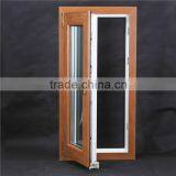 High Quality Low E Glass 3 Panel UPVC Widnow China Manufactures White or Wood Effect Film Upvc Profiles Windows and Doors thumbnail-2
