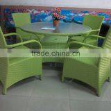 Outdoor Furniture Coffee Shop Comfortable Elegant Chat Rattan Garden Set YPS001 thumbnail-4