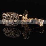 Silver Gold Black Painting Men's Cuff Links Wedding Party Antique Cufflinks for Sale thumbnail-4