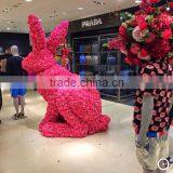 Shop Display Props Ornamental Flowers Rabbit Visual Merchandising