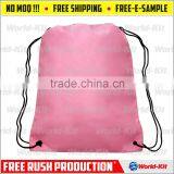 Superhero Sport Gym Birthday Party Favor Recycable Shopping Custom Drawstring Bag thumbnail-4