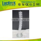 Transparent Uder Desk Vertical Cable Management