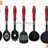 6 PCS Nylon Kitchen Tools Set With Red Handle thumbnail-1
