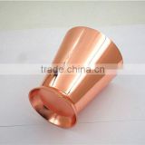 350ml stainless steel cup copper plated for bartender