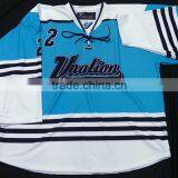 100% Polyester Sublimation Ice Hockey Jerseys