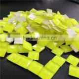 Best Selling Opaque Lemon Yellow Color Square Shape Decorative Crystal Stone for Fashion Bag Shaped Beads Factory thumbnail-1