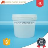 Cheap Plastic Pails with Handle, 3 Litre Bucket, Chemical Container with Plastic Security Seal Lid