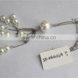 Cheap Price Fashion Jewelry Beaded Necklace Wholesale, White Pearl Necklace Jewelry thumbnail-5