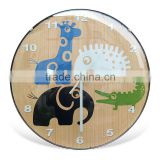 Very cute plastic animal design children clock