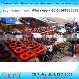 Thailand Led Gas Price Sign Changer 8.8.8.8 10 Inch R/G/Y/W Color thumbnail-5