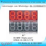 Jordan Led Digital Gas Price Display 8.8.8.8 (8inch ) R/W/Y/W/B thumbnail-1