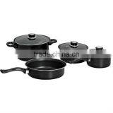 European Innovative Enamel Stainless Lid Steel Cookware Set (Color For Choice) thumbnail-1