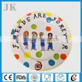 Wholesale cheap ceramic family plates for decoration