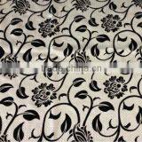 New Pattern 100% Polyester Imitation Linen Flocked Fabric for Cushion and Sofa thumbnail-1