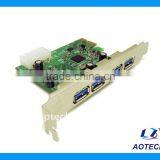 4-port USB3.0 PCI Express Card