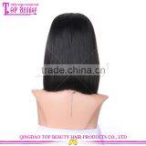 150 Density Wholesale Price Large Stock Short Hair 12 Inches Middle Part Human Hair Short Bob Lace Front Wig thumbnail-5