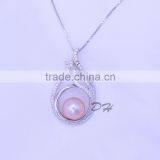 Beautiful Freshwater Pearl Pendant /silver Pearl Jewelry thumbnail-2