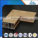 Aluminum wood window profiles wood-grained surfacement