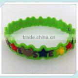 Custom High Quality Kids Rubber Bracelet for Gifts thumbnail-3