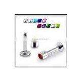 316Lstainless Steel Logo Body Jewelry,labret ,lip Ring