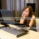 Folding Adjustable Laptop Table With Book Clamping thumbnail-3