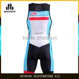 Breathable Professional Custom Sublimated Triathlon Singlet Suit For Men thumbnail-3