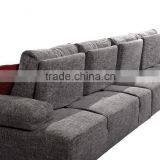 China Foshan Factory High Quality Modern Fabric Corner Sofa Set Designs thumbnail-2