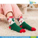 colorful cotton and Coral fleece asian baby christmas socks kids socks child socks