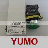 Push Button Switch LAY4-BW3361 24V GREEN thumbnail-1