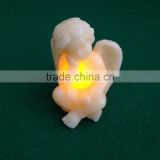 flameless led candle led angel shaped real wax candle christmas decorative led candle flickering real wax candle