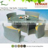 Outdoor Dining Set Rattan Dining Round Table and Chair Set thumbnail-1