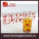 200ml Vintage Drinking Glasses Juice Cups Honey Bear thumbnail-1