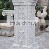 Good Quality Round Marble Column Marbe House Pillars Designs thumbnail-5